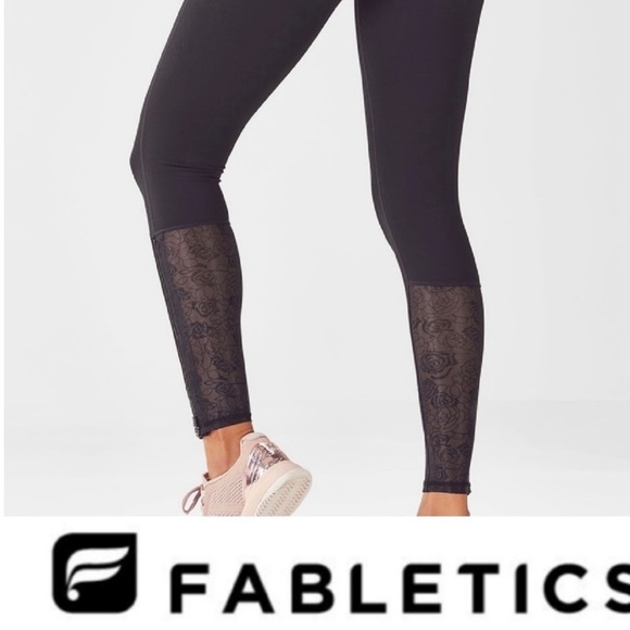 Fabletics leggings SEXY flower mesh - Picture 2 of 6